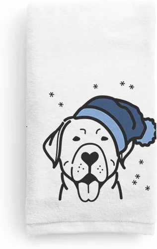 Vista 13 de Inkopious Gorro de invierno Airedale Terrier Toalla de mano decorativa - Decoración navideña para el hogar