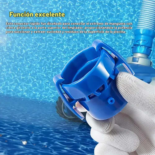 Vista 5 de R0526900 Conector rápido para Zodiac Baracuda MX6, MX8, T5 y T5 Duo Aspiradores Azul