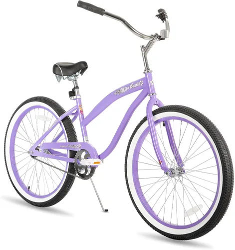Vista 15 de JOYSTAR Bicicleta de crucero de playa de 20", 24", 26" para niñas, niños, hombres y mujeres, bicicletas de crucero para niños de una sola velocidad