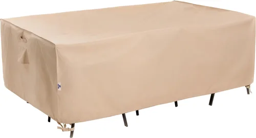 Vista 16 de WJ-X3 Funda para juego de comedor, 86 pulgadas de ancho x 47 pulgadas de Beige