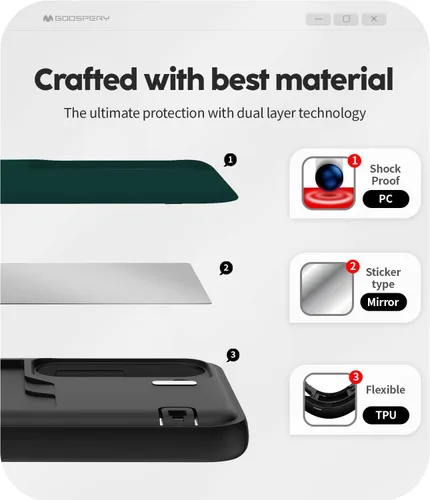 Vista 409 de GOOSPERY Parachoques magnético para puerta compatible con Galaxy S9 Plus, tarjetero tipo billetera con cierre automático por iman, funda protectora