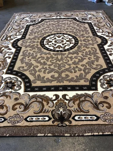 Vista 7 de Alfombra tradicional persa Kingdom Berber Beige Design D123 (8 pies X 10 pies)