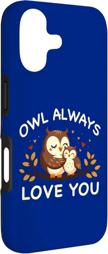 Vista 3 de Owl Always Love You Mon, Parent Endearing Touching Moment Case for iPhone 17