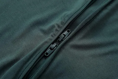Vista 49 de Pijama de viscosa de bambú sin pies para niños y niñas, pijamas con cremallera para dormir y jugar, mameluco - 0-24 meses