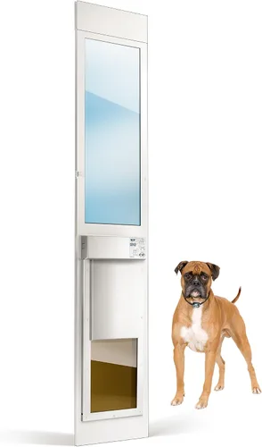Vista 10 de Power Pet Smart Automatic Electronic Pet Door by High Tech Pet (Door Mount, Large, WiFi Enabled - App Control)