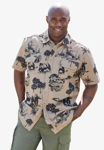 Vista 6 de Boulder Creek by Kingsize - Camisa de manga corta para hombre