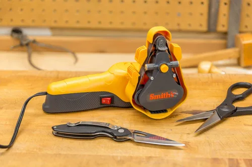 Vista 8 de Smith's 50933 - Afilador de cuchillos y herramientas con cable, color naranja