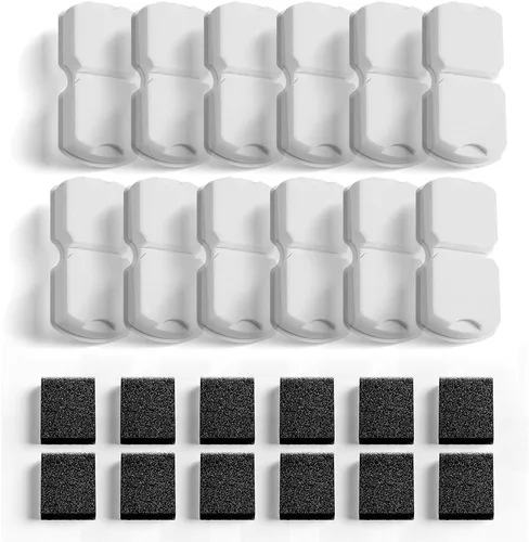 Vista 10 de GIOTOHUN Reemplazo del filtro de fuente de agua para gatos: 12 filtros de fuente para gatos, 12 filtros de fuente para mascotas, 6 filtros