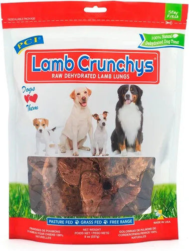Vista 10 de PCI Pet Center Inc. Lamb Crunchys - Golosinas crudas deshidratadas para perros, paquete de 3 onzas