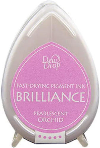 Vista 7 de Tsukineko Brilliance Dew Drop Inkpad, Moonlight White