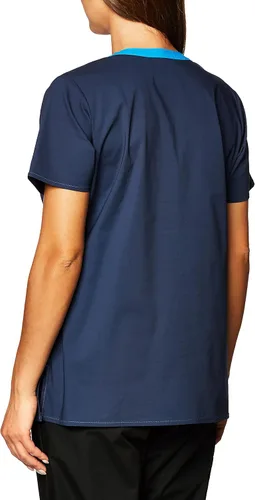 Vista 3 de Wink 'Wonderflex' paciencia 'cuello curvado parte superior' parte superior de uniforme
