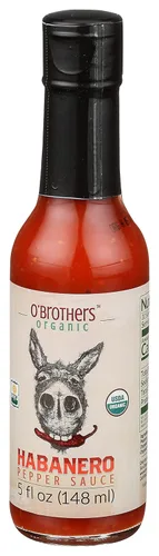 Vista 6 de O'Brothers, Salsa picante habanero, 5 onzas