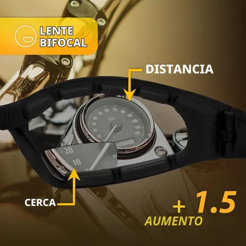 Vista 6 de Global Vision Hercules - Gafas de seguridad antivaho bifocales con espuma EVA, lente transparente