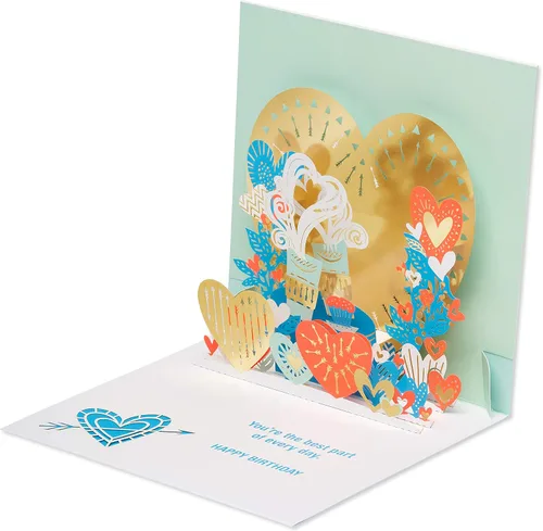 Vista 12 de American Greetings Tarjeta de cumpleaños desplegable (buquet)