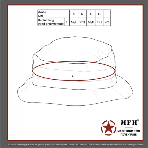 Vista 2 de MFH US GI Bush Hat Boonie Hat