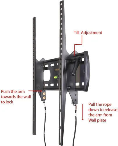 Vista 3 de VideoSecu Soporte de pared de TV inclinable de perfil bajo para LG 43LF6300 49UF6700 49LF5500 49LF6300 37LK450 37LV3500 42LK450 42LK520 47LK520