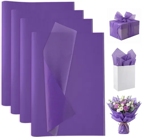 Vista 17 de woric 160 hojas de papel de seda azul para bolsas de regalo de 20 x 14 Combinado azul