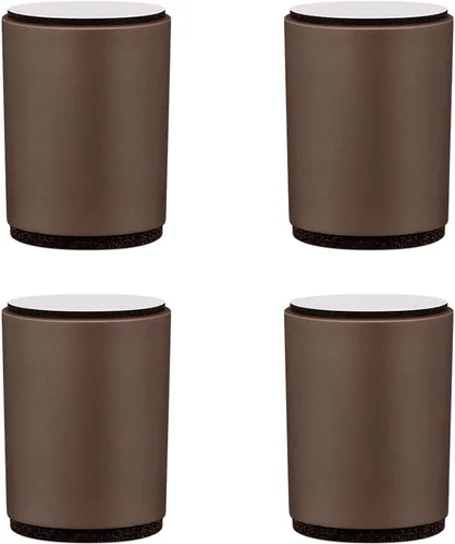 Vista 11 de Piernas autoadhesivas cuadradas/redondas para muebles, patas de mesa de café de 1.969 in de alto, cojín de patas de sofá silencioso, patas