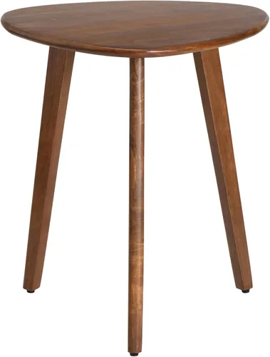 Vista 9 de MH London Wandsworth Mesa auxiliar de madera - Mesas grandes hechas a mano exclusivamente diseñadas - Mesa auxiliar triangular contemporánea