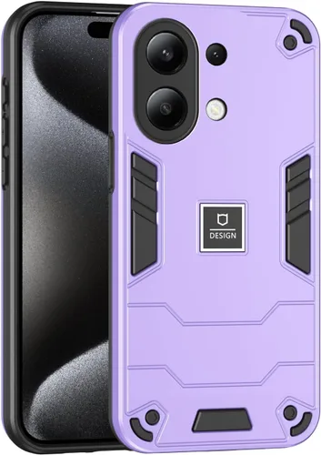 Vista 87 de Funda compatible con Redmi A1, compatible con Redmi A2 2 en 1 [PC dura + TPU], funda de teléfono negra