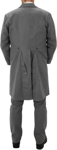 Vista 4 de Historical Emporium Abrigo 100% algodón cepillado para hombre