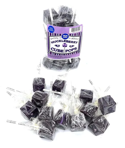 Vista 10 de PKM Candies - Paquete de 12 chupones cuadrados cuadrados de moda antigua: paquete de ventosas con sabor envuelto individualmente por Espeez - Party