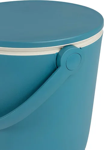 Vista 14 de Keter Go Bar - Enfriador de cerveza y vino de 4.2 galones con asa y mesa desplegable para exteriores, perfecto para tu patio, picnic y accesorios