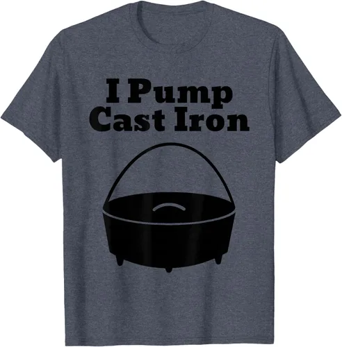 Vista 94 de I Pump - Camiseta de hierro fundido para cocinar al horno holandés