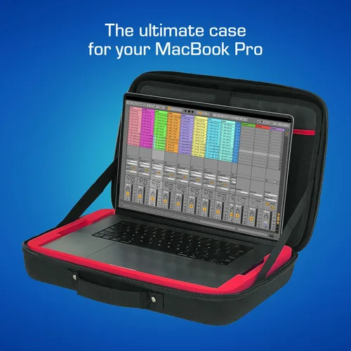 Vista 2 de Pulse - Funda protectora de viaje para MacBook Pro de 13 pulgadas con almacenamiento de accesorios Precise Fit with Shock-Resistant Foam Padding