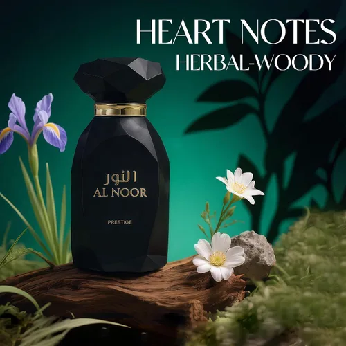 Vista 3 de AFLUXE AL NOOR PRESTIGE EAU DE PARFUM PARA HOMBRE 100 ml Apertura de Notas Afrutadas y Especiadas Armonía Oriental Regalo de Lujo