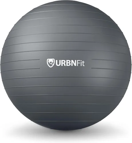 Vista 17 de URBNFit - Pelota de ejercicio, entrenamiento y yoga en varios tamaños, pelota para embarazo y estabilidad, antiestallido, incluye bomba de inflado