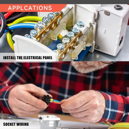 Vista 5 de HKS Herramienta de Engaste para Manguitos, Terminales de Virola y Extremo de Cable de Pin - Engastadoras de Cables con Trinquete - AWG 3-1/0