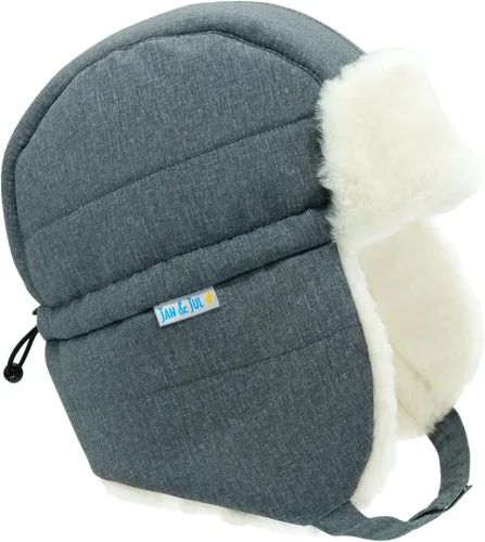 Vista 19 de JAN & JUL Gorro de invierno impermeable para bebés y niños Oso