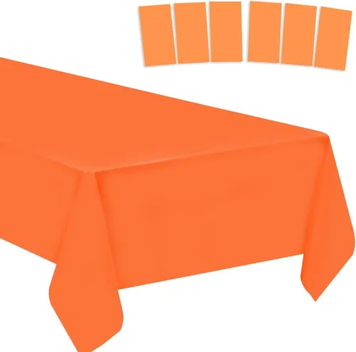 Vista 2 de Paquete de 2 manteles de plástico desechables, manteles de plástico para barbacoa, picnic, cumpleaños, bodas, fiestas, impermeables y a prueba