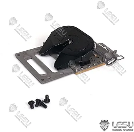 Vista 2 de Metal movible quinta rueda Kingpin para Lesu 1/14 Rc modelo tractor camión remolque