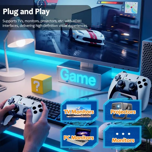 Vista 4 de Fanyooge 2026 New Retro Gaming Console, Retro Gaming Stick