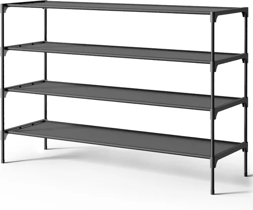 Vista 15 de Kitsure Zapatero – Estante no tejido para zapatos, organizador de zapatos para armario, entrada, garaje y pasillo, estantes apilables para zapatos