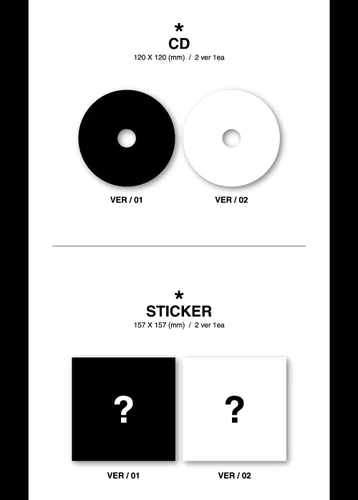Vista 4 de WJSN The Black - My Attitude (1er álbum individual) álbum+fotolibro+tarjeta fotográfica+juego de tarjetas de fotos extra (1 (negro) Ver.)