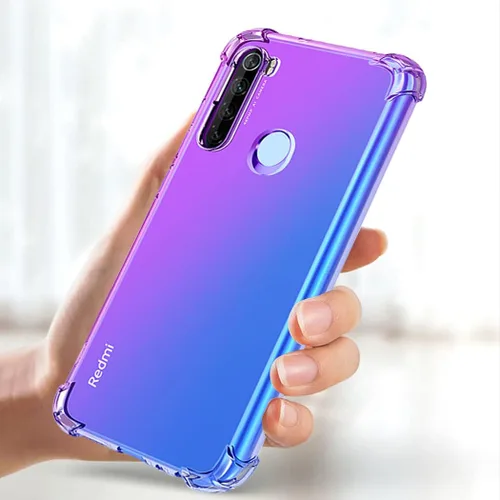 Vista 5 de Funda para Redmi Note 8T M1908C3XG Linda Caso para Niñas Mujeres, Gradient Slim Anti Scratch Soft TPU Funda protectora a prueba de golpes