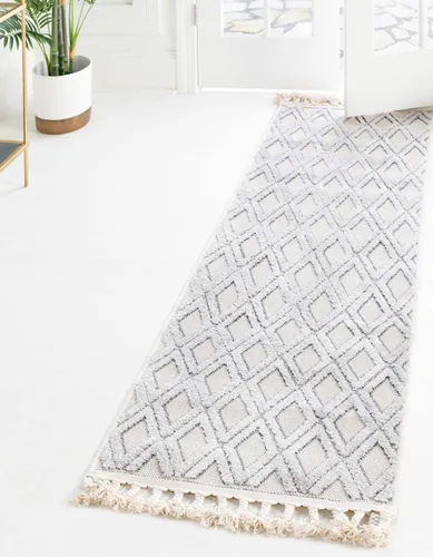 Vista 8 de Unique Loom Arlo Collection - Alfombra Derek (rectangular, 2 pies 0 pulgadas x 3 pies 0 pulgadas, carbón/marfil)