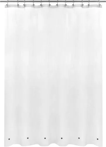 Vista 67 de Cortina de regadera para cabina de ducha 36x72, forro de cortina de regadera de plástico PEVA para baño, ligera e impermeable, 36 x 72, transparente
