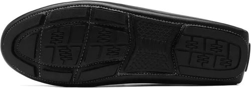 Vista 4 de VANDESK Mocasines casuales para hombre, mocasines suaves para hombre, ligeros, para conducir, barco, zapatos de oficina, zapatos de vestir blancos