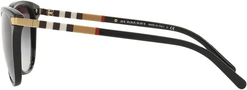 Vista 4 de Gafas de sol para mujer Burberry, negro(Black / Gray Gradient)