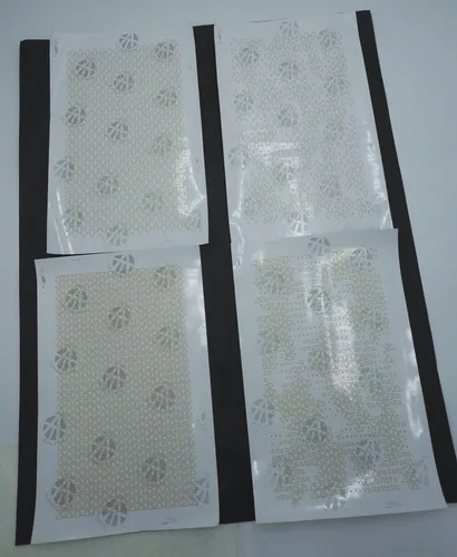 Vista 3 de Acid Tactical® Paquete de 4 calcomanías adhesivas adhesivas de camuflaje para aerógrafo, pintura en aerosol Duracoat RC, máscara de pistola y rifle