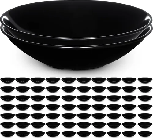 Vista 9 de Carlisle FoodService Products CFS 800M20 - Ensaladera de melamina, capacidad de 27.6 onzas, 2.31 pulgadas de altura, arce (caja de 48)