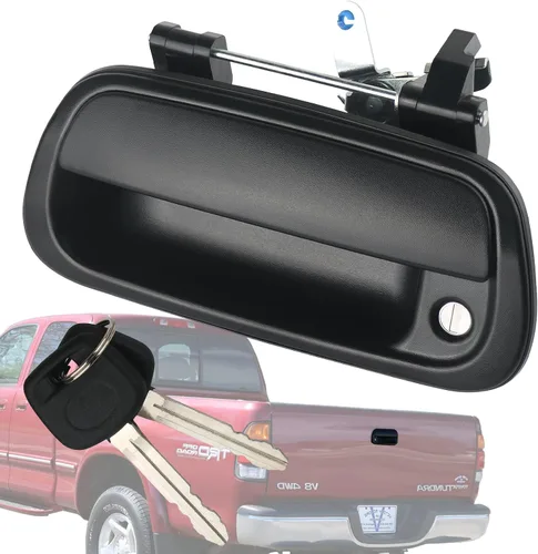 Vista 7 de Osompar Manija Exterior de Portón Trasero con Cilindro de Cerradura con Llave Compatible con Toyota Tundra 2000-2006 Reemplaza 69090-0C010
