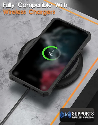 Vista 5 de Poetic Neon Series - Funda diseñada para Samsung Galaxy S22 Plus 5G de 6.6 pulgadas, doble capa, resistente, resistente, ligera, delgada, a prueba