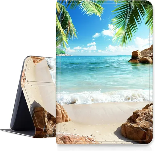Vista 20 de Funda para tablet Amazon Kindle Fire HD 10 y 10 Plus de 10.1" (11ª generación, versión 2021), funda plegable con función de encendido y apagado