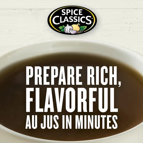 Vista 6 de Spice Classics Au Jus Mix, 6 libras – Un recipiente de 6 libras de mezcla de salsa Au Jus, mejor para preparación a granel, uso para aumentar