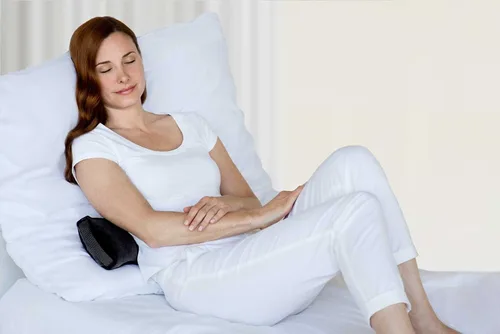 Vista 4 de Bucky Baxter - Almohada lumbar ajustable ergonómica y de apoyo, color cereza, talla única, midnight